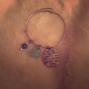 Blue stone bracelet